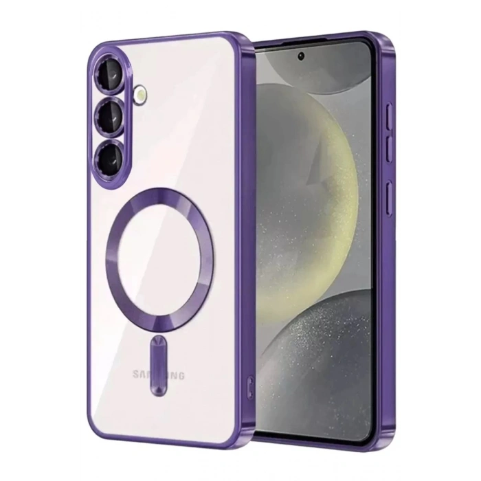Durukar®  Samsung Galaxy A37 5G Kross Magneticsafe Kapak - Mor