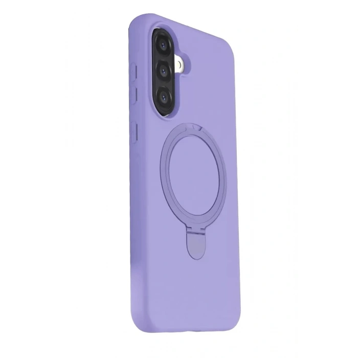 Durukar®  Samsung Galaxy A37 5G Regal Magsafe Standlı Kapak - Lila