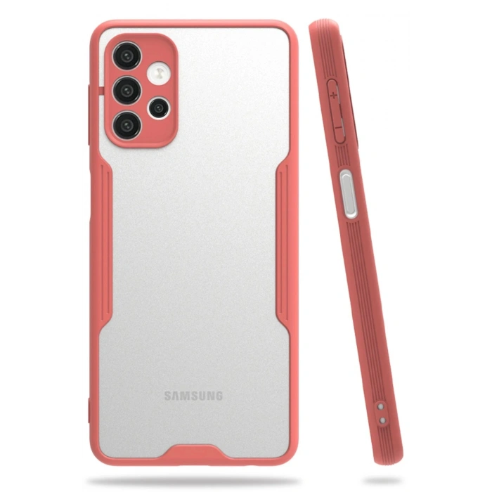 Durukar®  Samsung Galaxy A52 Kılıf Platin Silikon - Pembe
