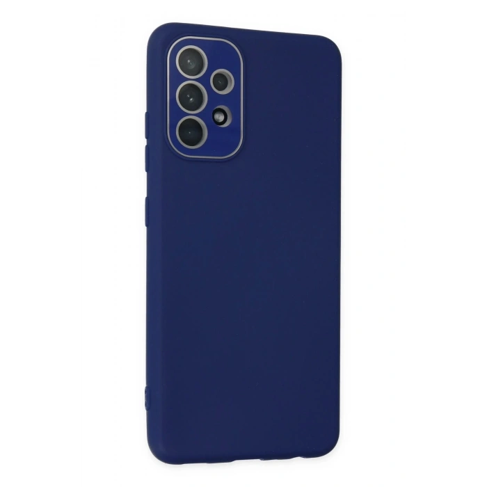 Durukar®  Samsung Galaxy A53 5G Kılıf Lansman Glass Kapak - Sky Blue