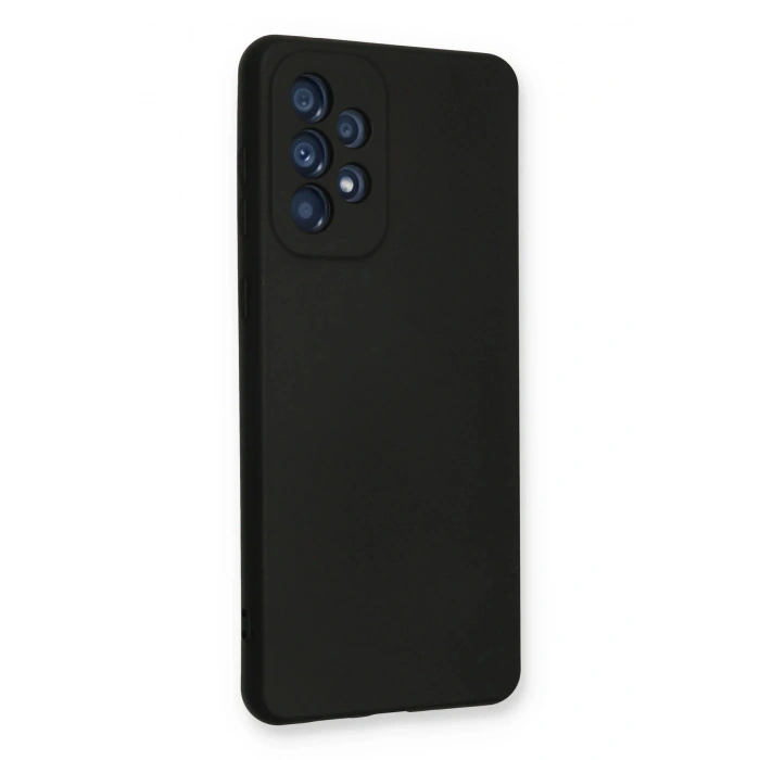Durukar®  Samsung Galaxy A53 5G Kılıf Nano içi Kadife Silikon - Siyah