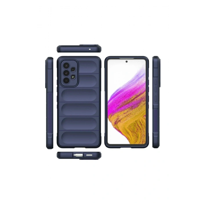 Durukar®  Samsung Galaxy A53 5G Kılıf Optimum Silikon - Lacivert