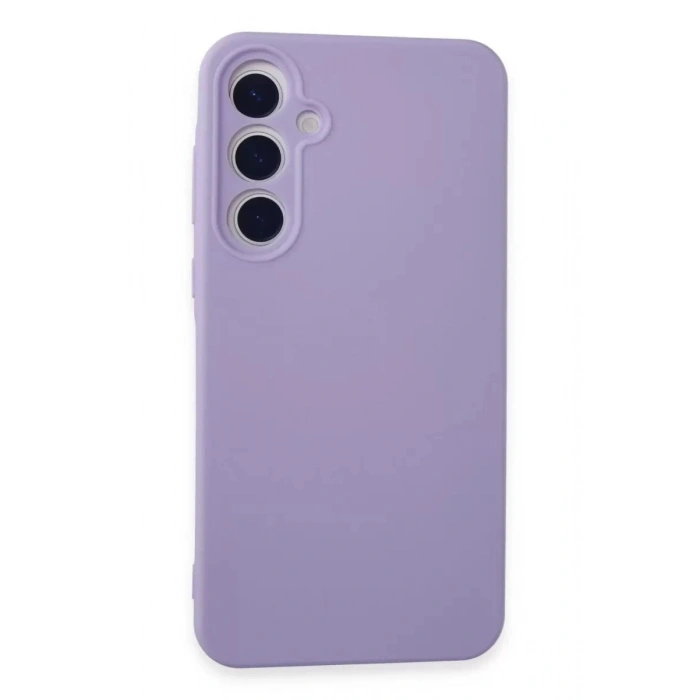Durukar®  Samsung Galaxy A55 5G Kılıf Nano içi Kadife Silikon - Lila