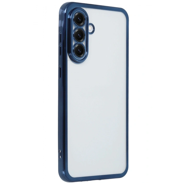 Durukar®  Samsung Galaxy A56 Kılıf  Lensli Silikon - Lacivert