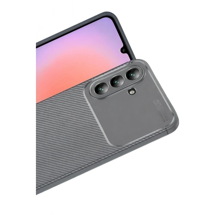 Durukar®  Samsung Galaxy A57 5G Auto Focus Karbon Kapak - Gri