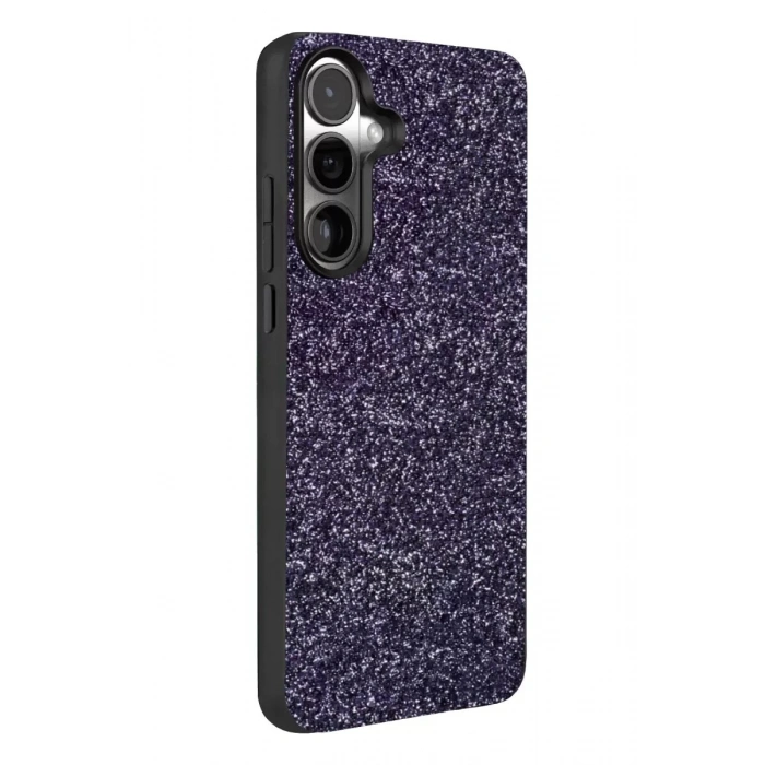 Durukar®  Samsung Galaxy A57 5G Bright Simli Kapak - Derin Mor