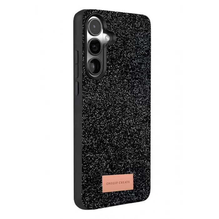 Durukar®  Samsung Galaxy A57 5G Bright Simli Kapak - Siyah