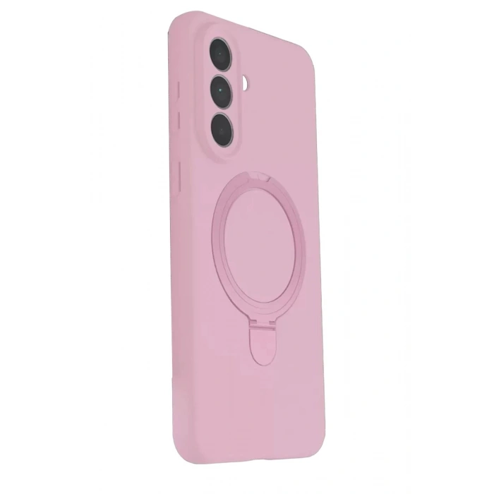 Durukar®  Samsung Galaxy A57 5G Regal Magsafe Standlı Kapak - Açık Pembe