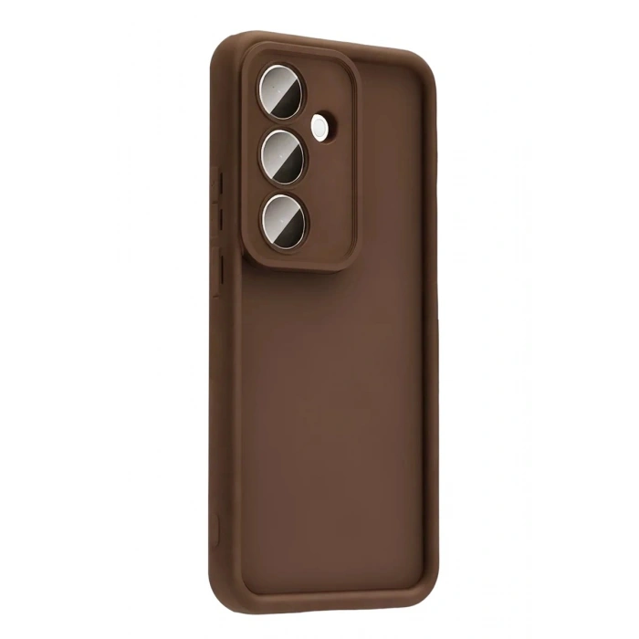 Durukar®  Samsung Galaxy A57 5G Viera Silikon - Kahverengi