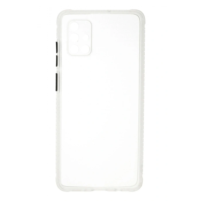Durukar®  Samsung Galaxy A71 Kılıf Miami Şeffaf Silikon - Şeffaf
