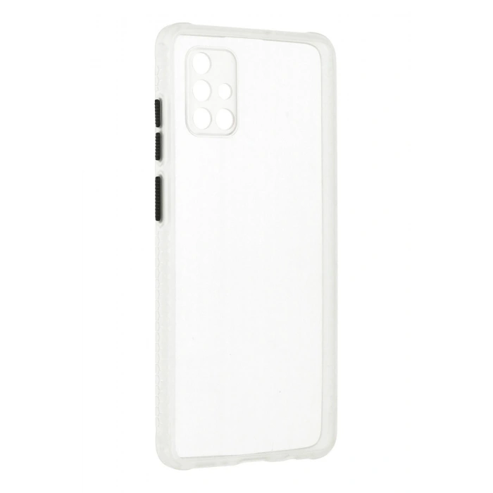 Durukar®  Samsung Galaxy A71 Kılıf Miami Şeffaf Silikon - Şeffaf