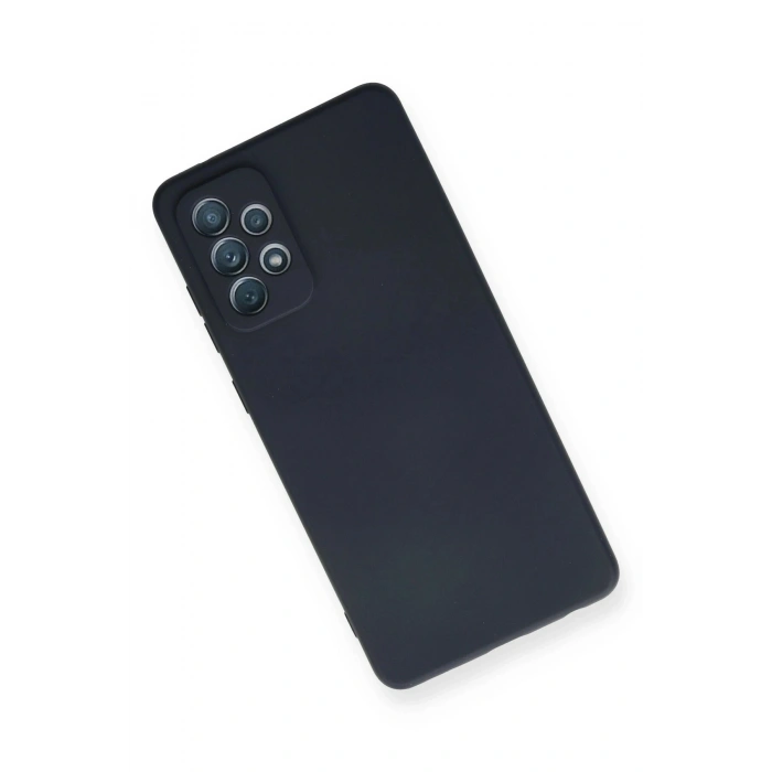 Durukar®  Samsung Galaxy A72 Kılıf Nano içi Kadife Silikon - Lacivert