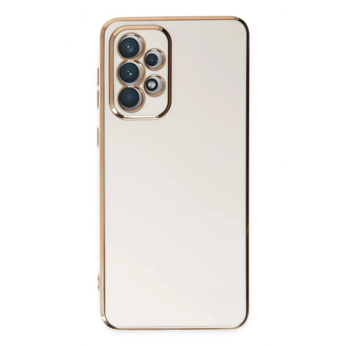 Durukar®  Samsung Galaxy A73 5G Kılıf Volet Silikon - Beyaz