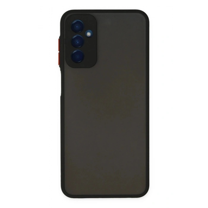 Durukar®  Samsung Galaxy M13 Kılıf Montreal Silikon Kapak - Siyah
