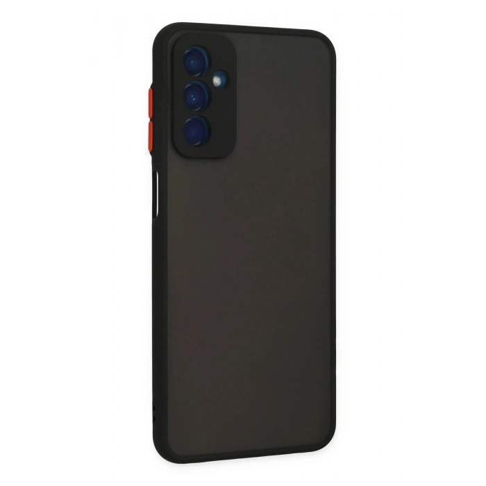 Durukar®  Samsung Galaxy M13 Kılıf Montreal Silikon Kapak - Siyah