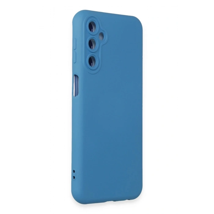 Durukar®  Samsung Galaxy M14 5G Kılıf Nano içi Kadife Silikon - Mavi