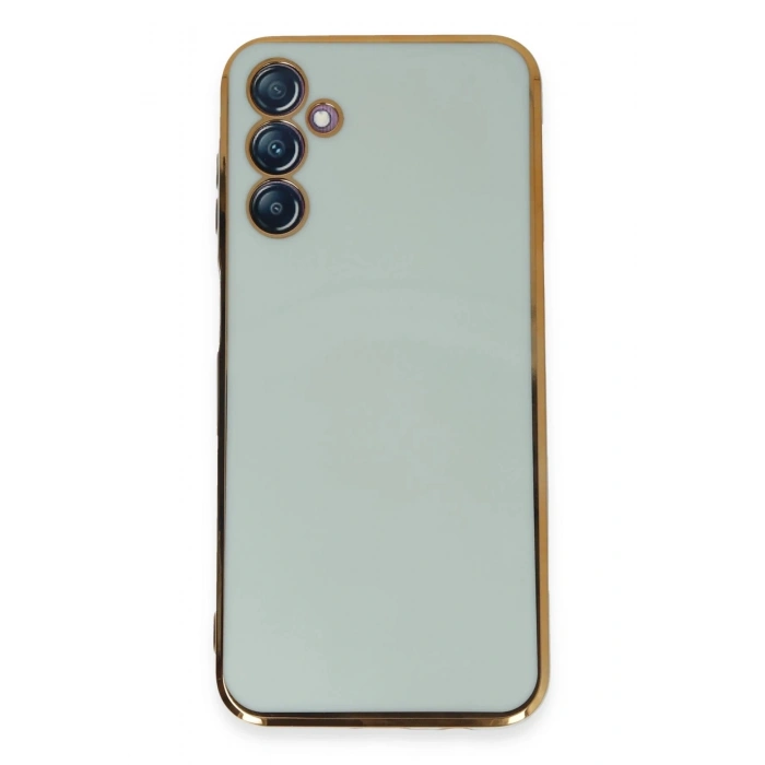 Durukar®  Samsung Galaxy M14 5G Kılıf Volet Silikon - Açık Yeşil