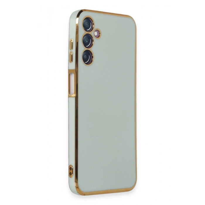 Durukar®  Samsung Galaxy M14 5G Kılıf Volet Silikon - Açık Yeşil