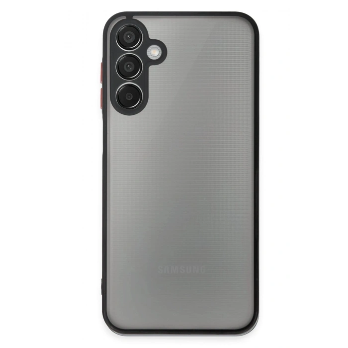 Durukar®  Samsung Galaxy M15 Kılıf Montreal Silikon Kapak - Siyah