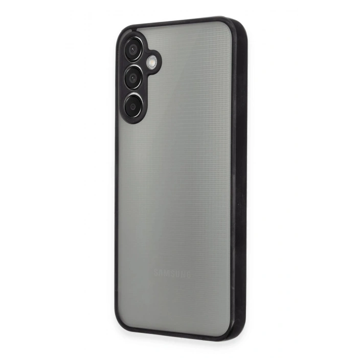 Durukar®  Samsung Galaxy M15 Kılıf Montreal Silikon Kapak - Siyah