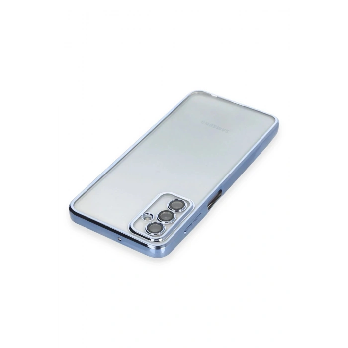 Durukar®  Samsung Galaxy M23 Kılıf  Lensli Silikon - Açık Mavi
