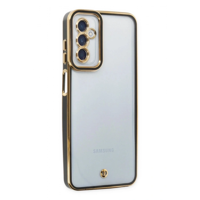 Durukar®  Samsung Galaxy M23 Kılıf Liva Lens Silikon - Siyah