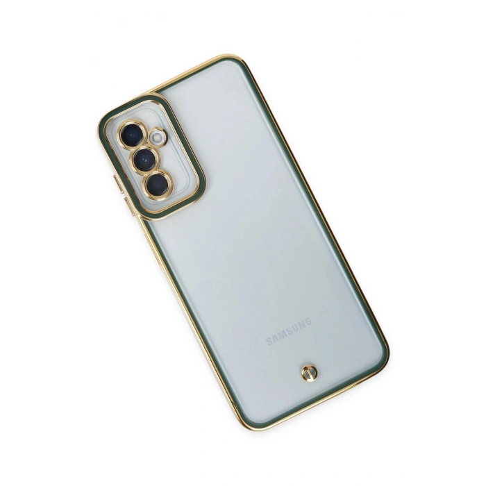 Durukar®  Samsung Galaxy M23 Kılıf Liva Lens Silikon - Yeşil
