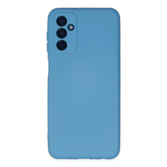 Durukar®  Samsung Galaxy M23 Kılıf Nano içi Kadife Silikon - Mavi