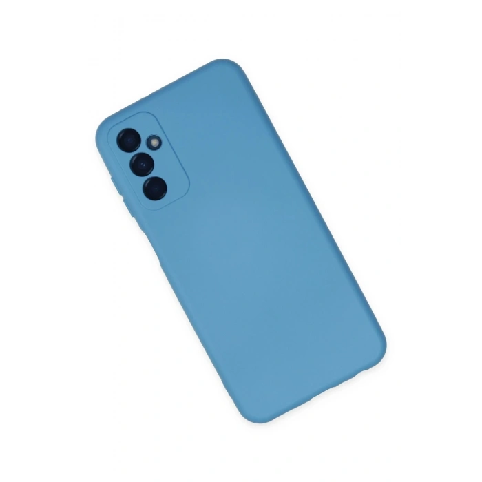 Durukar®  Samsung Galaxy M23 Kılıf Nano içi Kadife Silikon - Mavi