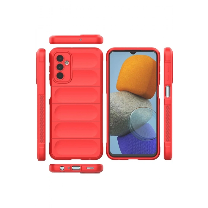 Durukar®  Samsung Galaxy M23 Kılıf Optimum Silikon - Kırmızı