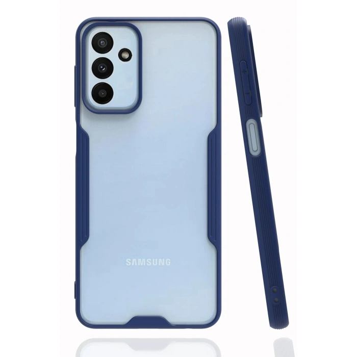 Durukar®  Samsung Galaxy M23 Kılıf Platin Silikon - Lacivert