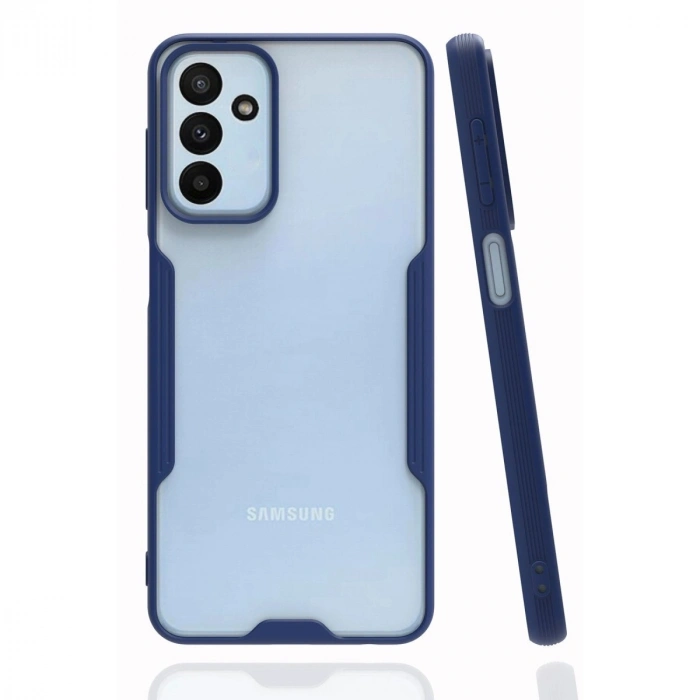 Durukar®  Samsung Galaxy M23 Kılıf Platin Silikon - Lacivert