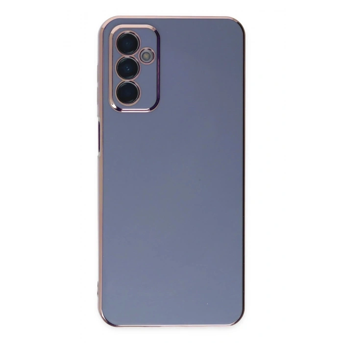 Durukar®  Samsung Galaxy M23 Kılıf Volet Silikon - Mavi