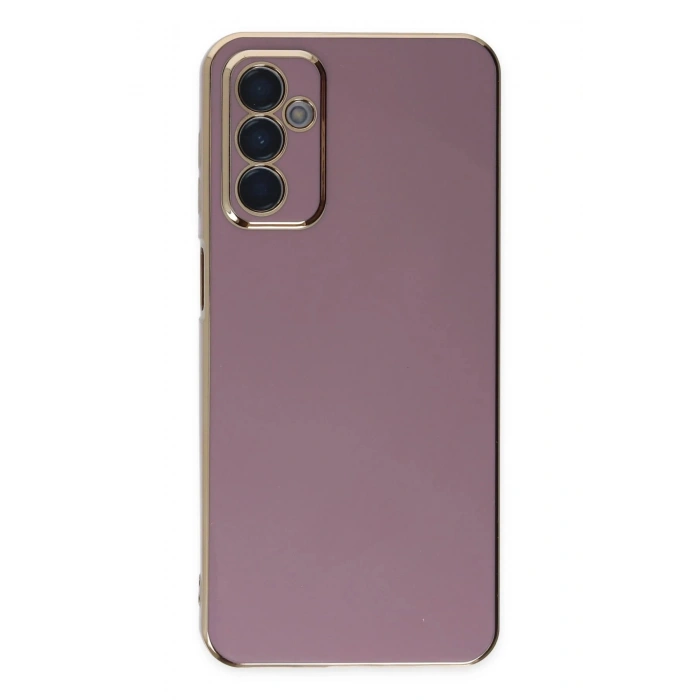 Durukar®  Samsung Galaxy M23 Kılıf Volet Silikon - Mor
