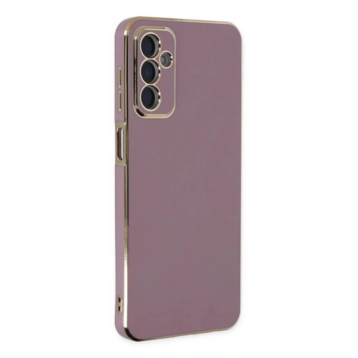 Durukar®  Samsung Galaxy M23 Kılıf Volet Silikon - Mor