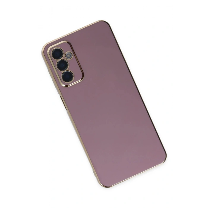 Durukar®  Samsung Galaxy M23 Kılıf Volet Silikon - Mor