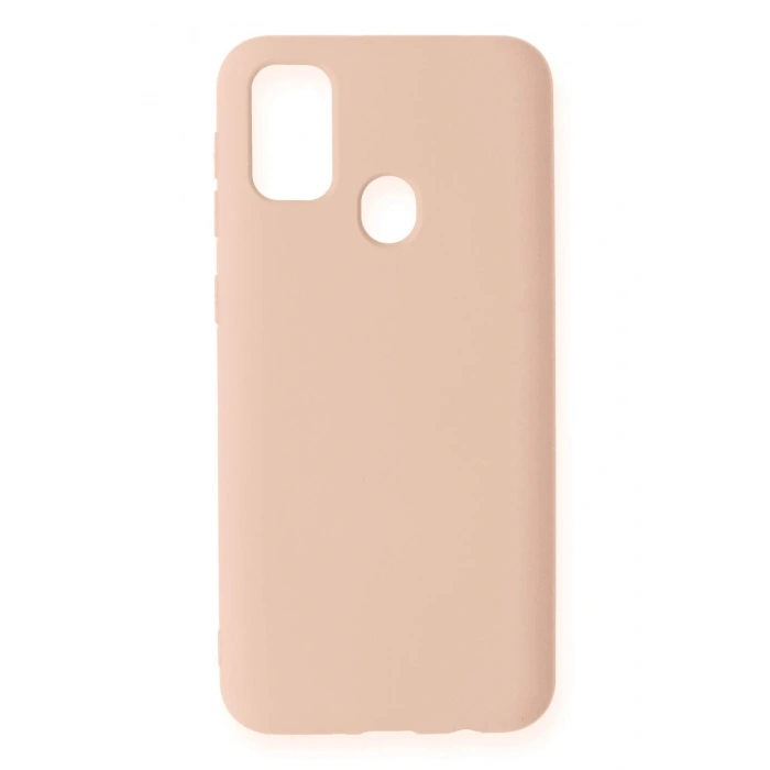 Durukar®  Samsung Galaxy M31 Kılıf Nano içi Kadife Silikon - Pudra