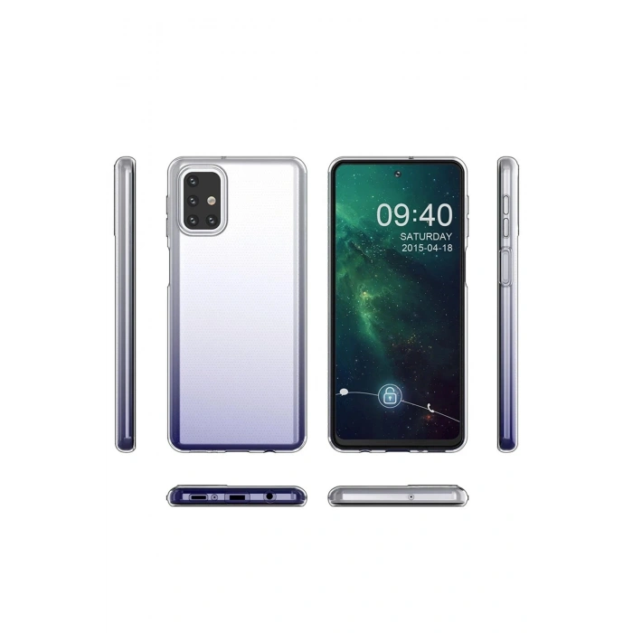 Durukar®  Samsung Galaxy M31S Kılıf Lüx Şeffaf Silikon