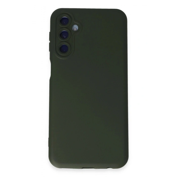 Durukar®  Samsung Galaxy M34 5G Kılıf Nano içi Kadife Silikon - Koyu Yeşil