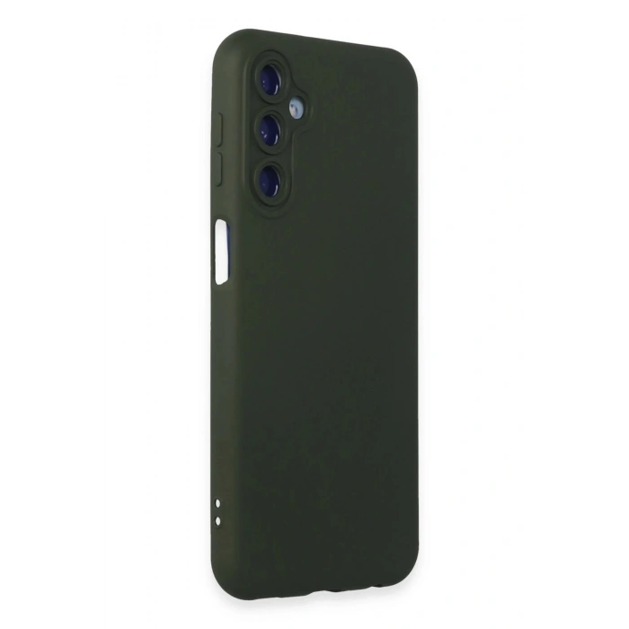 Durukar®  Samsung Galaxy M34 5G Kılıf Nano içi Kadife Silikon - Koyu Yeşil