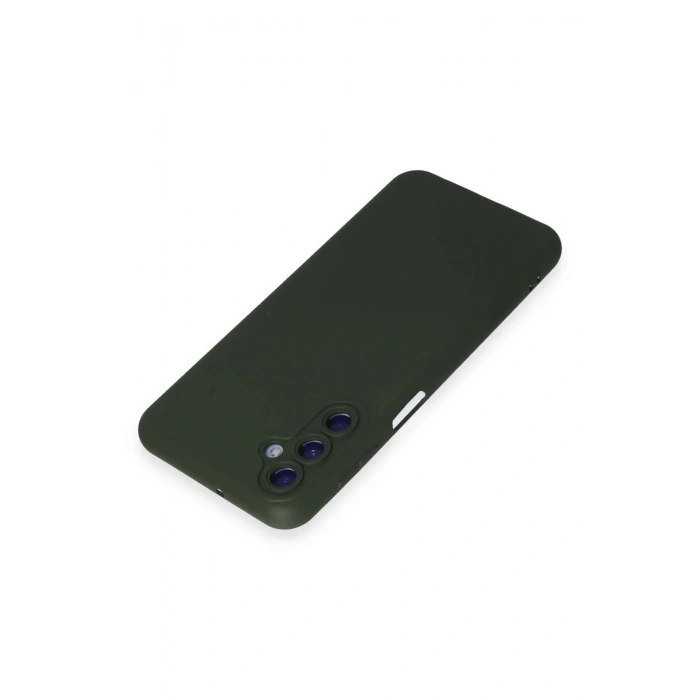 Durukar®  Samsung Galaxy M34 5G Kılıf Nano içi Kadife Silikon - Koyu Yeşil