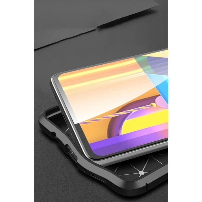 Durukar®  Samsung Galaxy M51 Kılıf Auto Focus Kapak - Lacivert