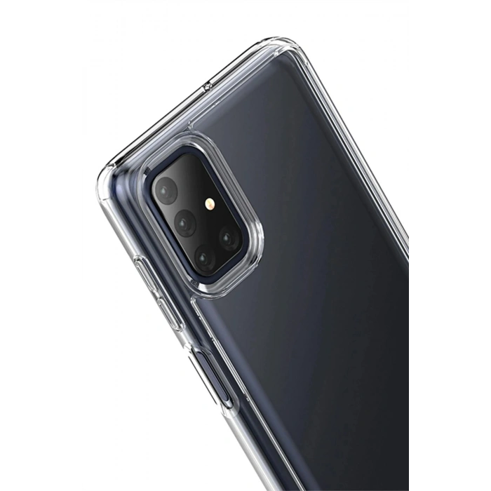 Durukar®  Samsung Galaxy M51 Kılıf Lüx Şeffaf Silikon