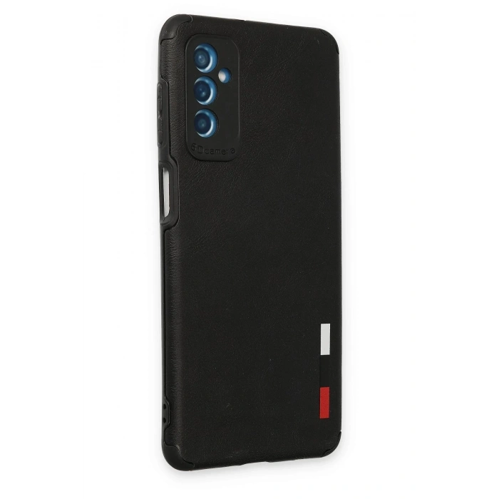 Durukar®  Samsung Galaxy M52 5G Kılıf Loop Deri Silikon - Siyah