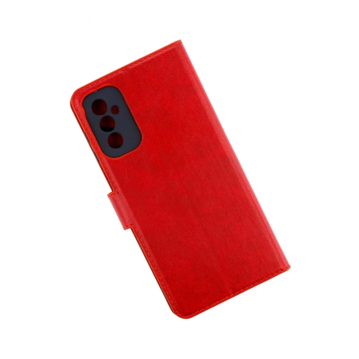 Durukar®  Samsung Galaxy M52 5G Kılıf Trend S Plus Kapaklı Kılıf - Kırmızı