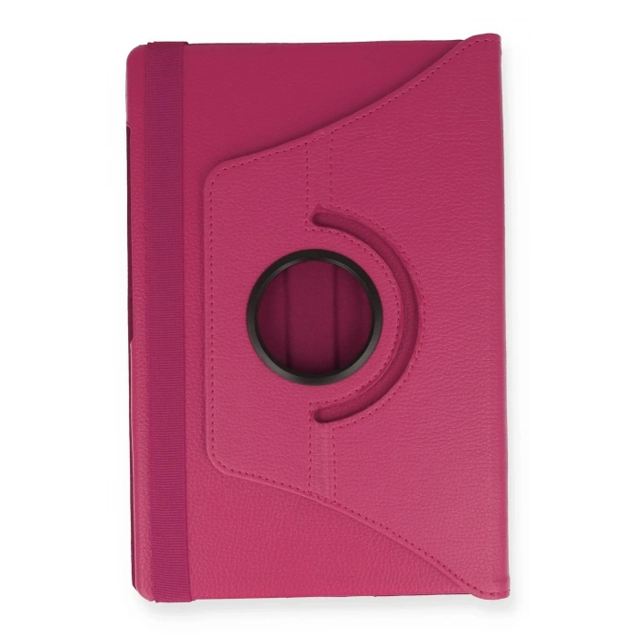 Durukar®  Samsung Galaxy P610 Tab S6 Lite 10.4 Kılıf 360 Tablet Deri Kılıf - Pembe