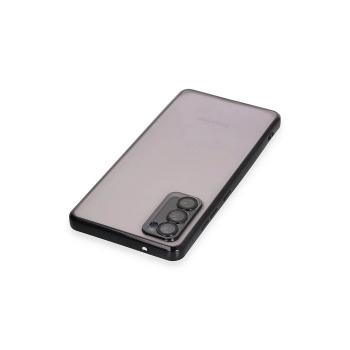 Durukar®  Samsung Galaxy S20 FE Kılıf  Lensli Silikon - Siyah