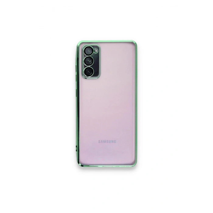 Durukar®  Samsung Galaxy S20 FE Kılıf  Lensli Silikon - Yeşil