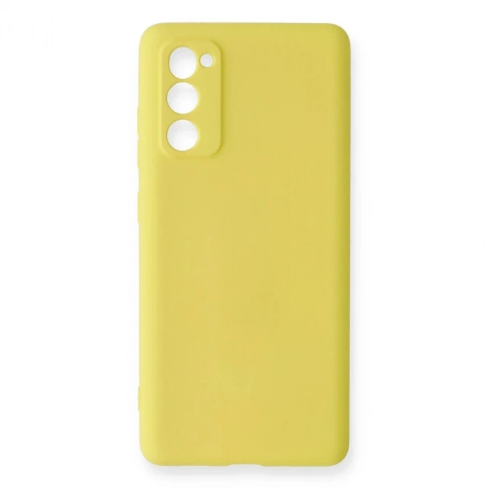 Durukar®  Samsung Galaxy S20 FE Kılıf Nano içi Kadife Silikon - Sarı
