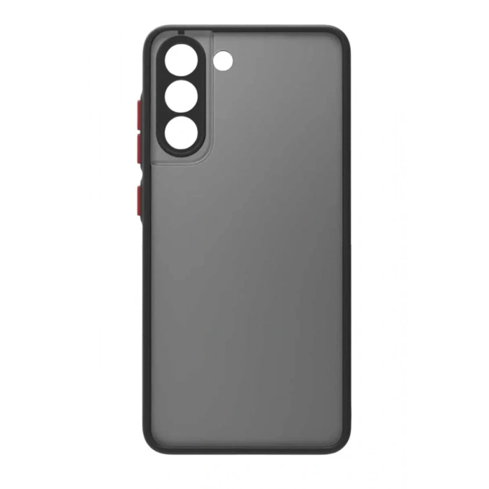 Durukar®  Samsung Galaxy S21 FE Kılıf Montreal Silikon Kapak - Siyah
